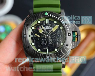 New Replica Panerai Submersible S Brabus Verde Militare New 2023 PAM1283 Watch 47mm